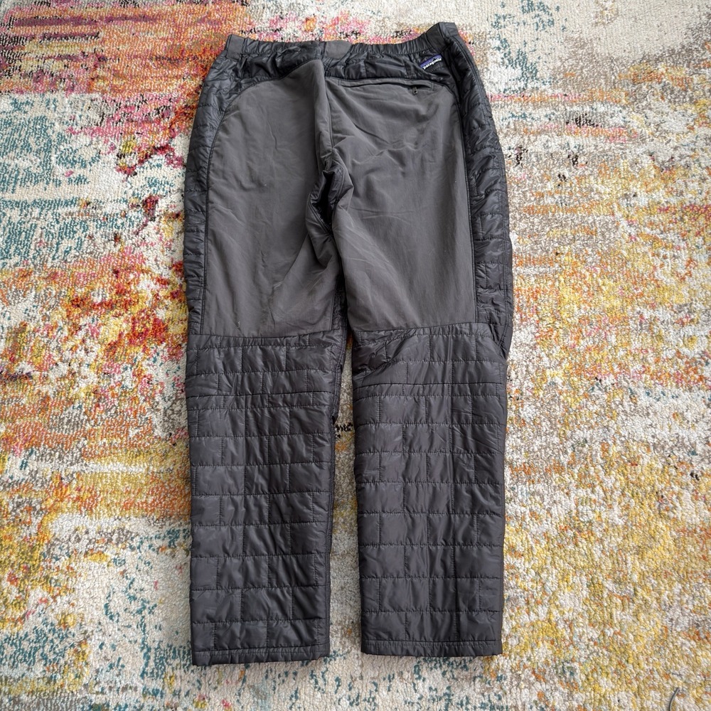 Patagonia Primaloft Insulated Nano Puff Quilted Pants Men's Size XL Gray VTG